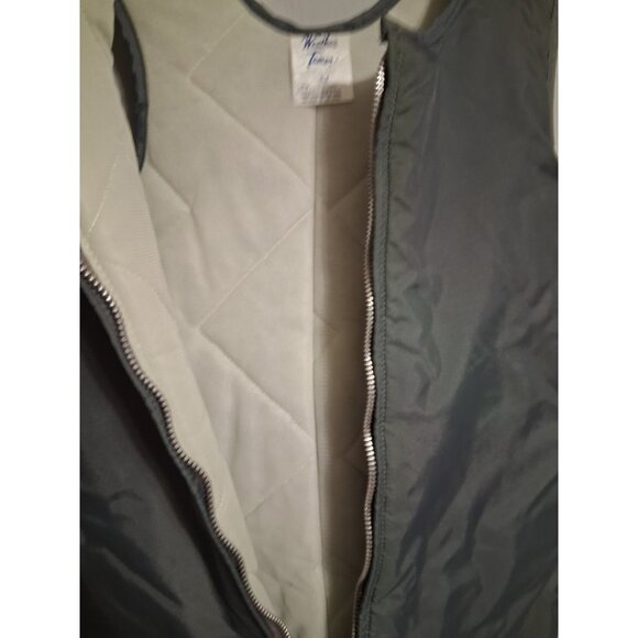 Vtg Weather Tamer Snow Pants Bibs Gray Nylon Kids Size 5T Zip Up & Buttons Ski - Picture 4 of 10